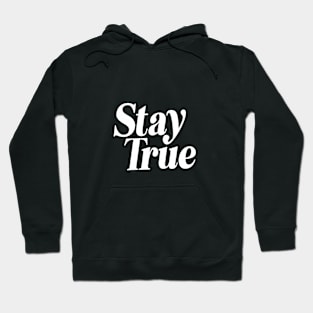 Stay True by The Motivated Type in Orange and White Hoodie